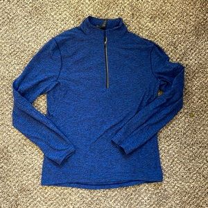 Lululemon Surge Warm 1/2 Zip sweater / Jacket Heathered Blue Men’s Medium M